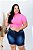 Shorts Jeans Latitude Plus Size Taisla Azul - Imagem 3