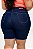 Bermuda Jeans Ciclista Ane Plus Size Mailane Azul - Imagem 4