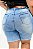 Bermuda Jeans Ciclista Ane Plus Size Sthelabriny Azul - Imagem 4