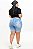 Bermuda Jeans Ciclista Ane Plus Size Sthelabriny Azul - Imagem 3