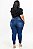Calça Jeans Ane Plus Size Skinny Laceni Azul - Imagem 3