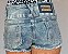 Shorts Jeans Boyfriend Manchado Jezzian com Lantejoulas - Imagem 1