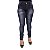 Calça Jeans Feminina Escura Hot Pants Helix Cintura Alta - Imagem 1