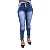 Calça Jeans Feminina Azul Escura Cheris com Elástano - Imagem 2