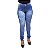 Calça Jeans Feminina Hot Pants Rasgadinha S Planeta - Imagem 1