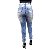 Calça Jeans Hot Pants Feminina Manchada S Planeta com Lycra - Imagem 3