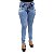 Calça Ri19 Jeans Feminina Azul Levanta Bumbum com Lycra - Imagem 1