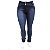 Calça Jeans Plus Size Feminina Azul Escura Credencial - Imagem 1