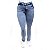 Calça Jeans Plus Size Feminina Hot Pants Manchada Cheris - Imagem 2