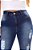 Calça Jeans Ane Skinny Janyne Azul - Imagem 4