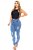 Calça Jeans Ane Skinny Edicele Azul - Imagem 3