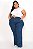 Calça Jeans Ane Plus Size Flare Polliani Azul - Imagem 1