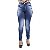 Calça Jeans Feminina Hot Pants Azul Manchada Thomix - Imagem 3