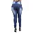 Calça Jeans Feminina Hot Pants Azul Manchada Thomix - Imagem 2