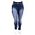 Calça Jeans Plus Size Azul Escura Feminina Credencial com Elastano - Imagem 1