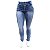 Calça Jeans Plus Size Feminina Manchada Helix com Elástico - Imagem 2