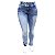 Calça Jeans Feminina Plus Size com Lycra Manchada Cheris - Imagem 2