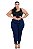 Calça Jeans Latitude Plus Size Skinny Osmaniete Azul - Imagem 1