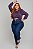 Calça Jeans Victória Falcão Plus Size Skinny Odelia - Imagem 1