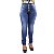Calça Jeans Feminina Escura Hot Pants Cintura Alta Helix - Imagem 1