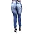 Calça Jeans Bunny Feminina Hot Pants Azul Manchada - Imagem 1