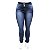 Calça Jeans Feminina Escura Plus Size Cintura Alta Thomix - Imagem 2