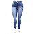 Calça Jeans Feminina Hot Pants Azul Manchada Plus Size Thomix - Imagem 2