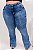 Calça Jeans Ane Plus Size Flare Celimar Azul - Imagem 3