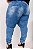 Calça Jeans Ane Plus Size Clochard Arisangela Azul - Imagem 2