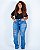 Calça Jeans Plus Size Flare Darleene - Imagem 1