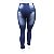 Calça Jeans Plus Size Feminina Azul Manchada Credencial com Lycra - Imagem 3