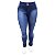 Calça Jeans Plus Size Feminina Azul Credencial com Lycra - Imagem 2