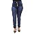 Calça Jeans Feminina Hot Pants Escura Helix com Lycra - Imagem 1
