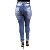 Calça Jeans Feminina Hot Pants Azul Cheris com Lycra - Imagem 3