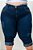 Calça Jeans Ane Plus Size Capri Mariozete Azul - Imagem 3