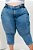 Calça Jeans Ane Plus Size Capri Jheynis Azul - Imagem 4