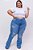 Calça Jeans Ane Plus Size Flare Kezzia Azul - Imagem 1