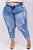 Calça Jeans Ane Plus Size Capri Darcilei Azul - Imagem 3