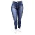 Calça Jeans Plus Size Feminina Azul Básica Cheris Cintura Alta - Imagem 1