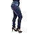 Calça Jeans Feminina Cintura Alta Hot Pants Azul Helix com Lycra - Imagem 2