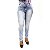 Calça Jeans Feminina Manchada Helix Levanta Bumbum com Lycra - Imagem 2