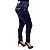 Calça Jeans Feminina Cintura Alta Hot Pants Escura Cheris - Imagem 3