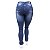 Calça Jeans Plus Size Hot Pants Cintura Alta Azul Escura - Imagem 1