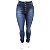 Calça Jeans Plus Size Hot Pants Cintura Alta Escura Helix - Imagem 1