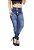 Calça Jeans Feminina Cintura Alta Azul Escura Cheris - Imagem 3