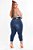 Calça Jeans Ane Plus Size Capri Jesusleide Azul - Imagem 2