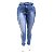 Calça Jeans Feminina Plus Size Manchada Rasgadinha Thomix - Imagem 1