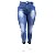 Calça Jeans Feminina Plus Size Rasgadinha Hot Pants Cheris - Imagem 2