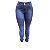 Calça Jeans Feminina Plus Size Azul Escura com Brilho Cheris - Imagem 1