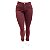Calça Jeans Feminina Plus Size Hot Pants Vinho Cheris - Imagem 2
